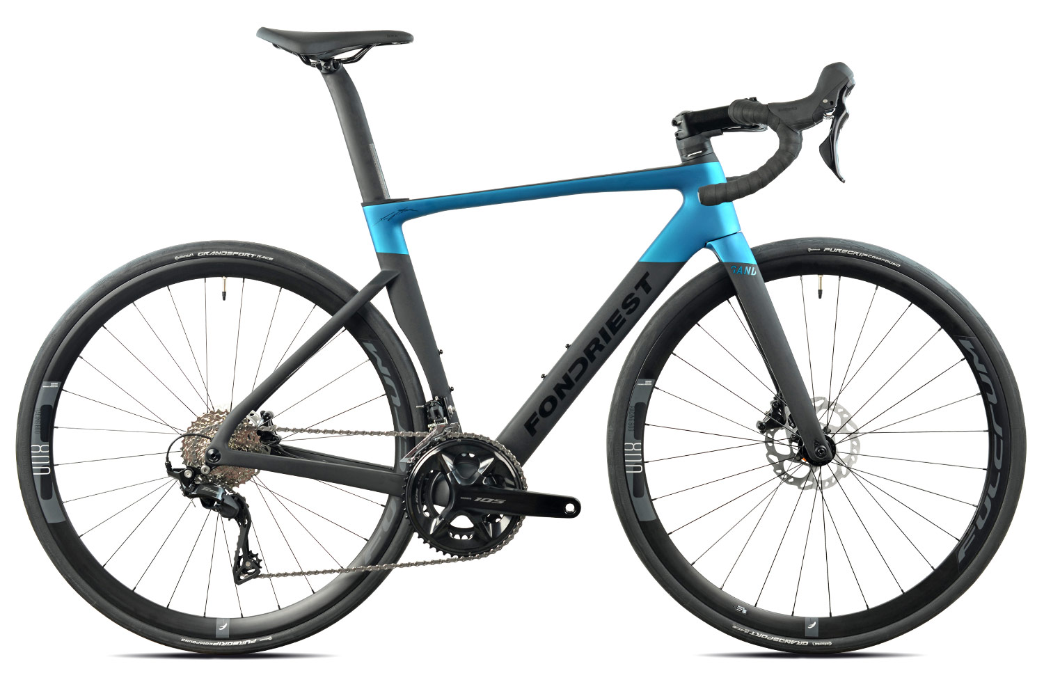 FONDRIEST GAND SHIMANO 105 NERO/PETROLIO